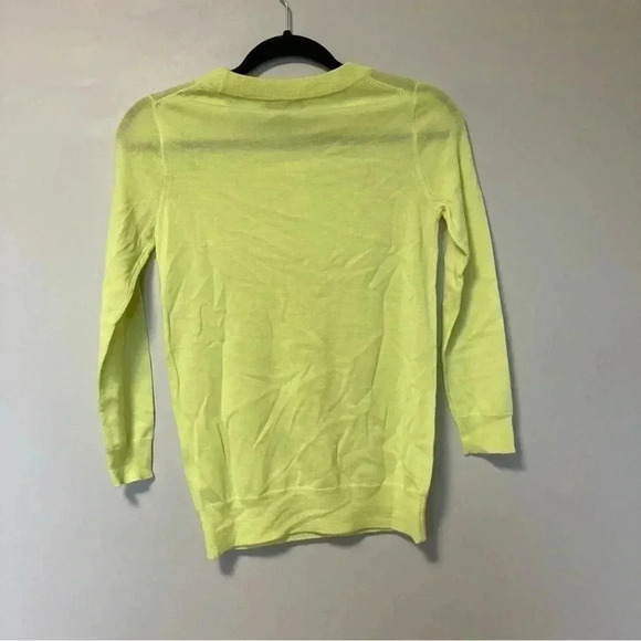 NWT J. Crew Tippi 100% merino  wool yellow sweater - Picture 2 of 4